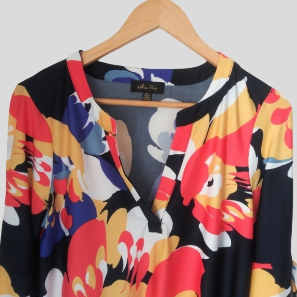 Melissa Paige Womens Plus Size Blouse Size 1X💰2/20💰 - Picture 5 of 6